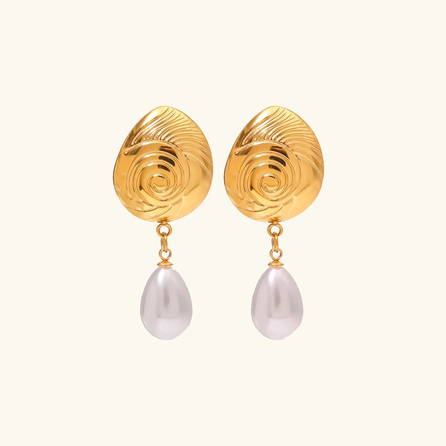 [ElanLuxe]Eleonora Freshwater Pearl Earrings