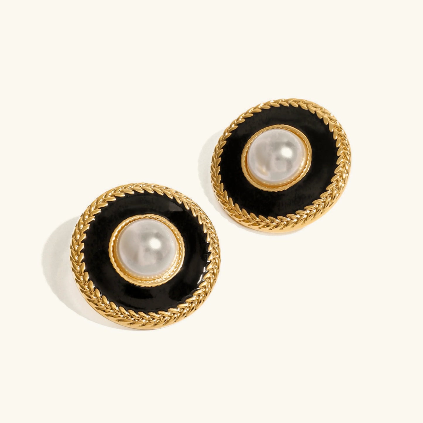 [ElanLuxe]Haven Pearl Earrings