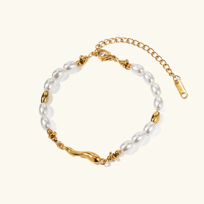 [ElanLuxe]Dominique Freshwater Pearl Bracelet