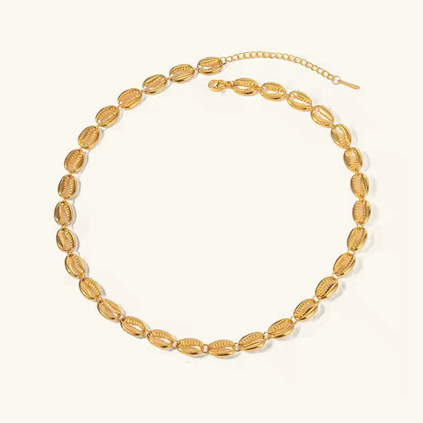[ElanLuxe]Pacifica Gold Seashell Necklace