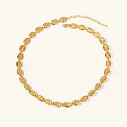 [ElanLuxe]Pacifica Gold Seashell Necklace