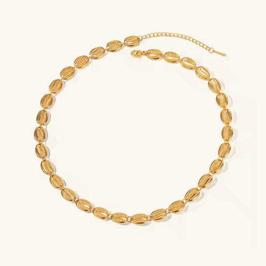 [ElanLuxe]Pacifica Gold Seashell Necklace