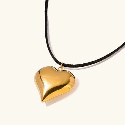 [ElanLuxe]Lavine Heart Necklace