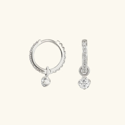[ElanLuxe]Blake Reversible Diamond Hoops