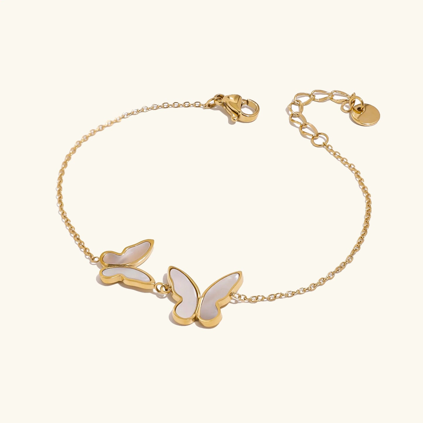 [ElanLuxe]Blaire Butterfly Pearl Bracelet