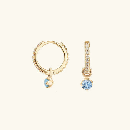 [ElanLuxe]Blake Reversible Diamond Hoops