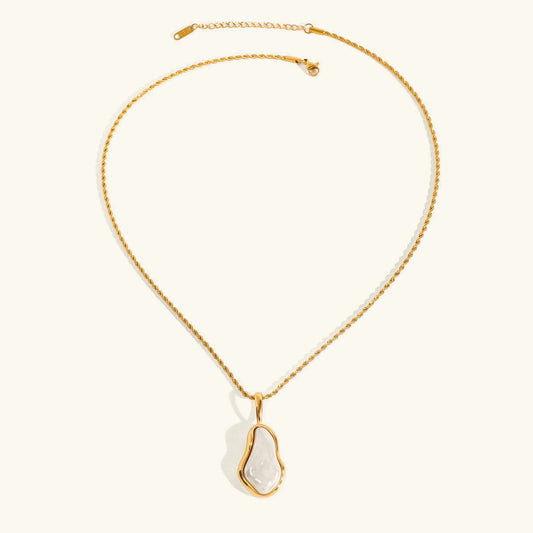 [ElanLuxe]Marjorie Freshwater Pearl Necklace