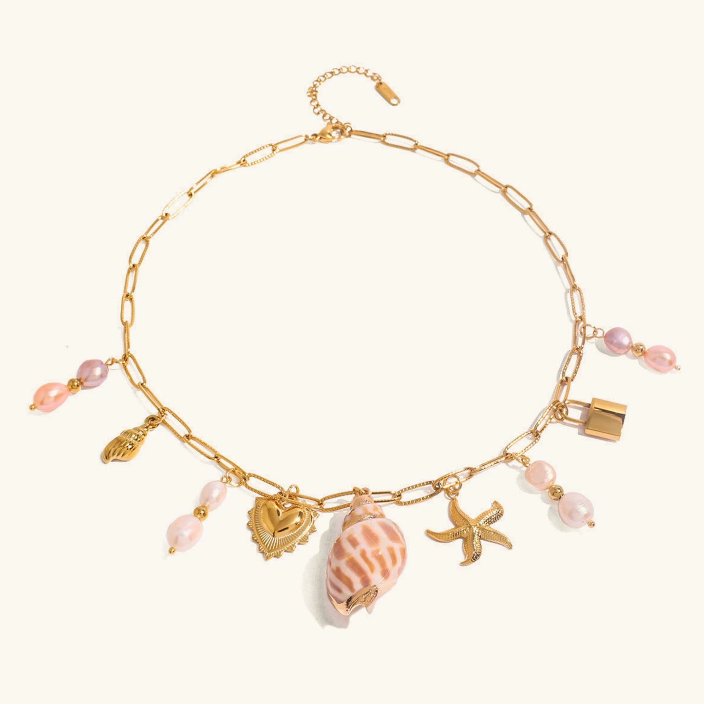 [ElanLuxe]Pacific Freshwater Pearl Necklace