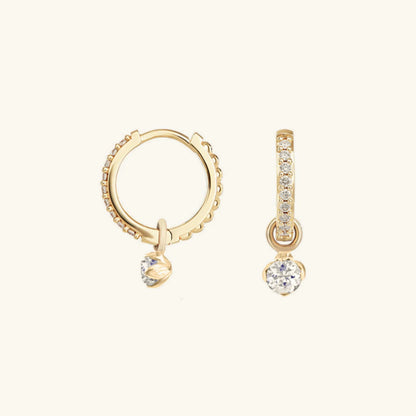 [ElanLuxe]Blake Reversible Diamond Hoops