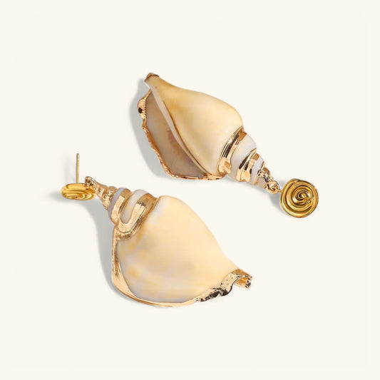 [ElanLuxe]Sabrina Seashell Earrings