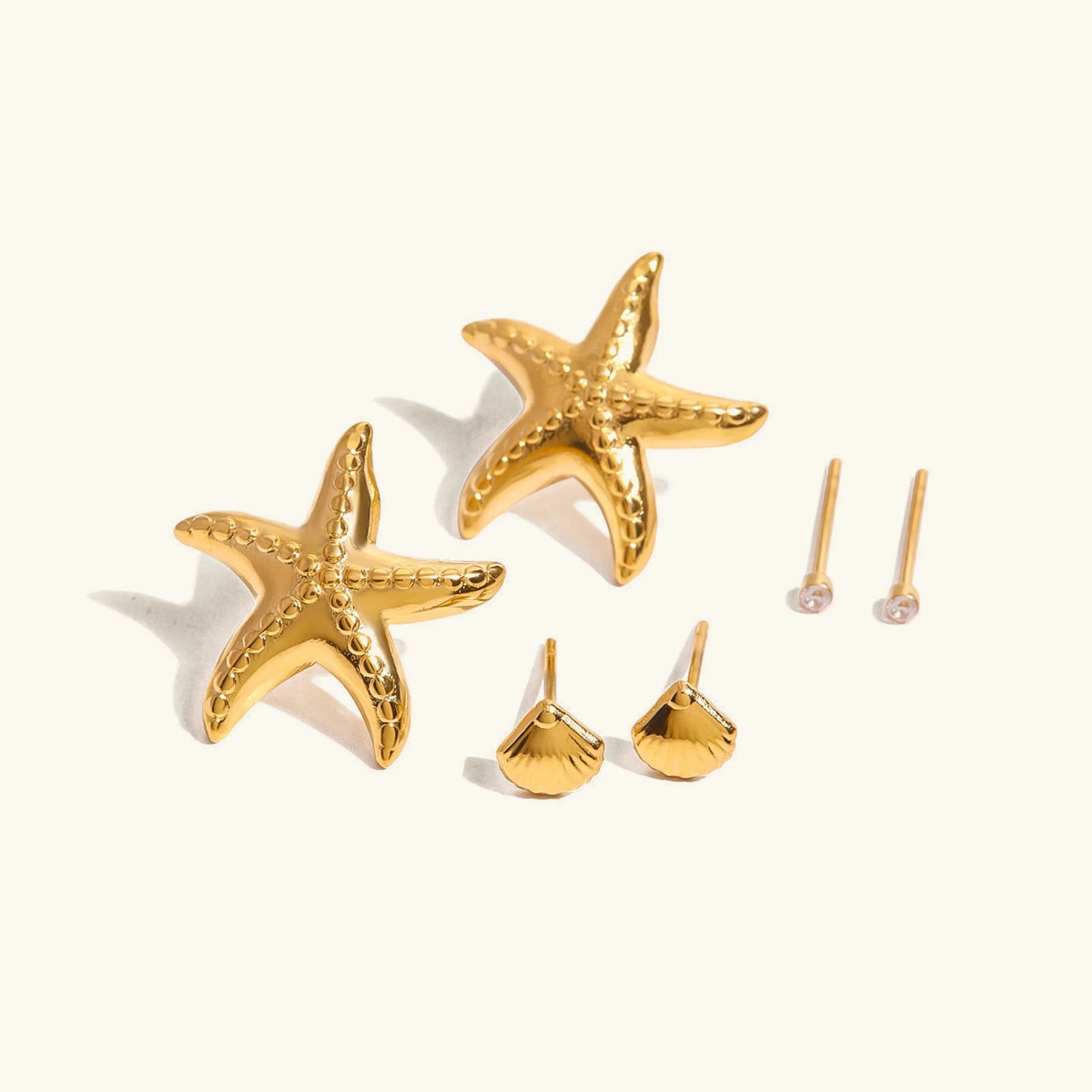 [ElanLuxe]Arielle Ocean-Inspired Earring Bundle