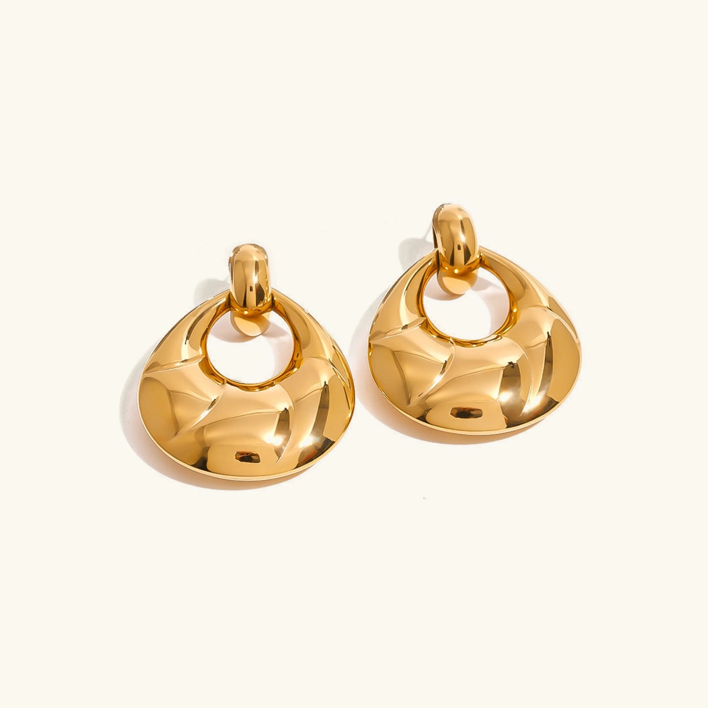 [ElanLuxe]Coralyn Gold Earrings