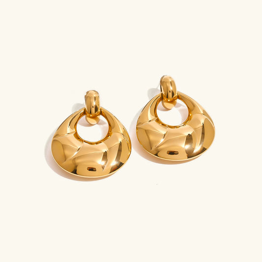 [ElanLuxe]Coralyn Gold Earrings