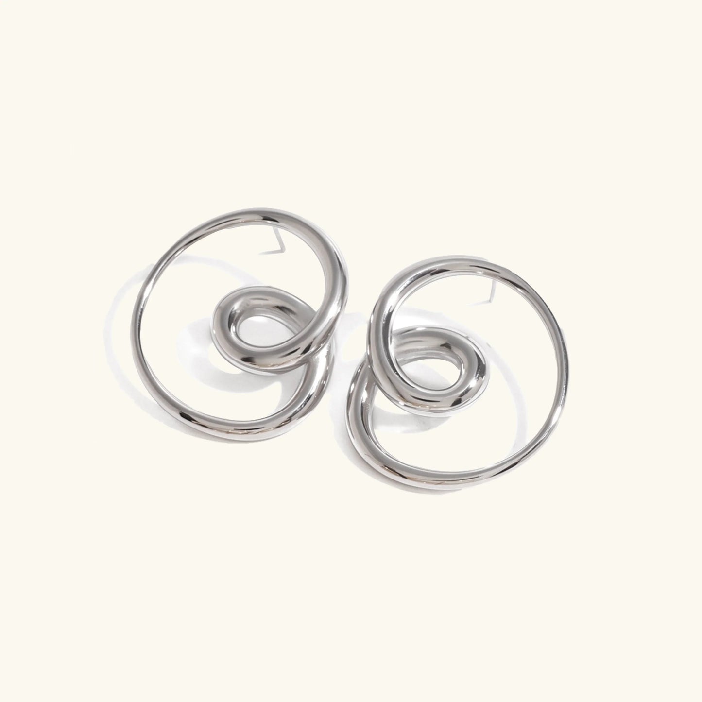 [ElanLuxe]Angelique Golden Twist Earrings