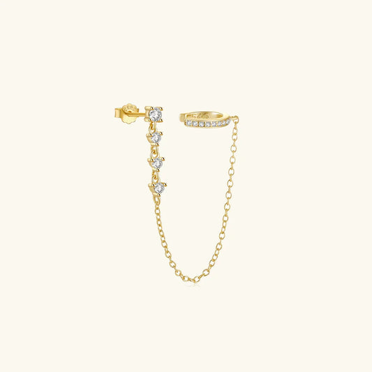 [ElanLuxe]Audra Chain Cuff Earring