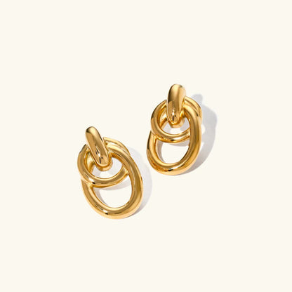 [ElanLuxe]Amarelda Gold Earrings