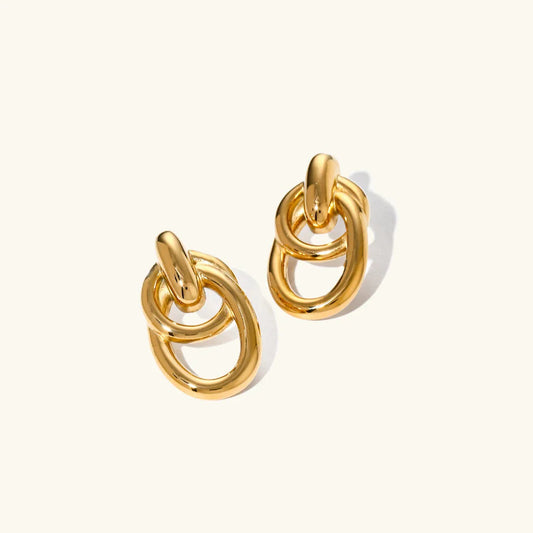 [ElanLuxe]Amarelda Gold Earrings
