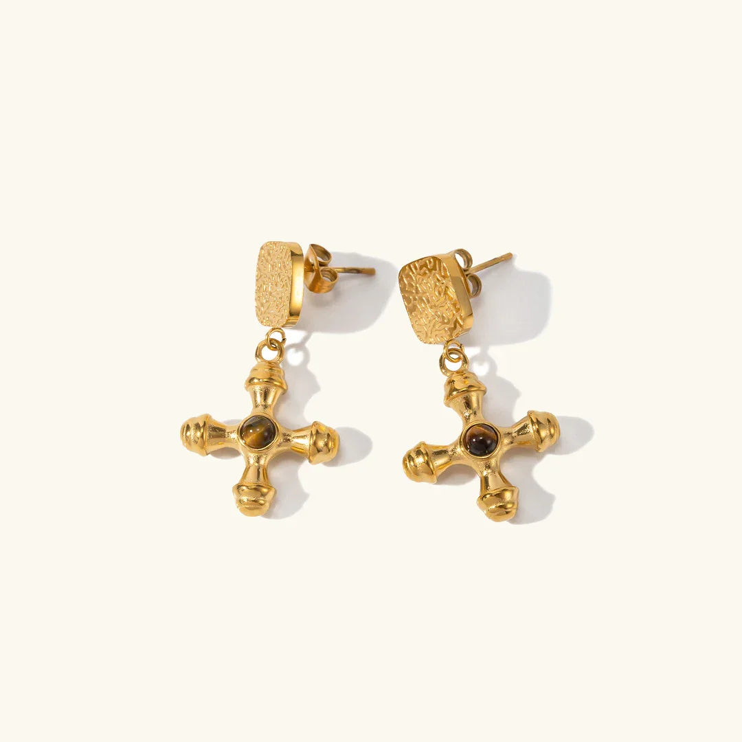 [ElanLuxe]Della Gold Earrings