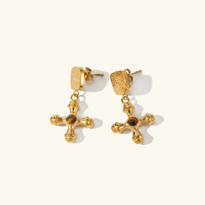 [ElanLuxe]Della Gold Earrings
