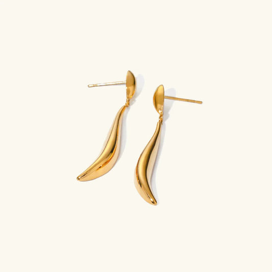 [ElanLuxe]Aspen Gold Earrings