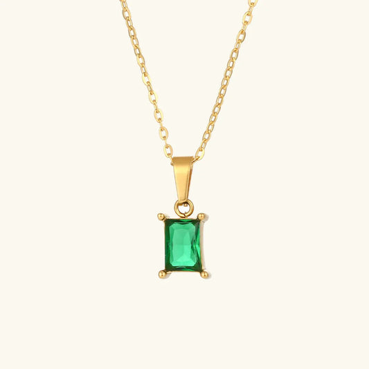 [ElanLuxe]Emi Green Necklace