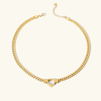 [ElanLuxe]Vali Heart Choker