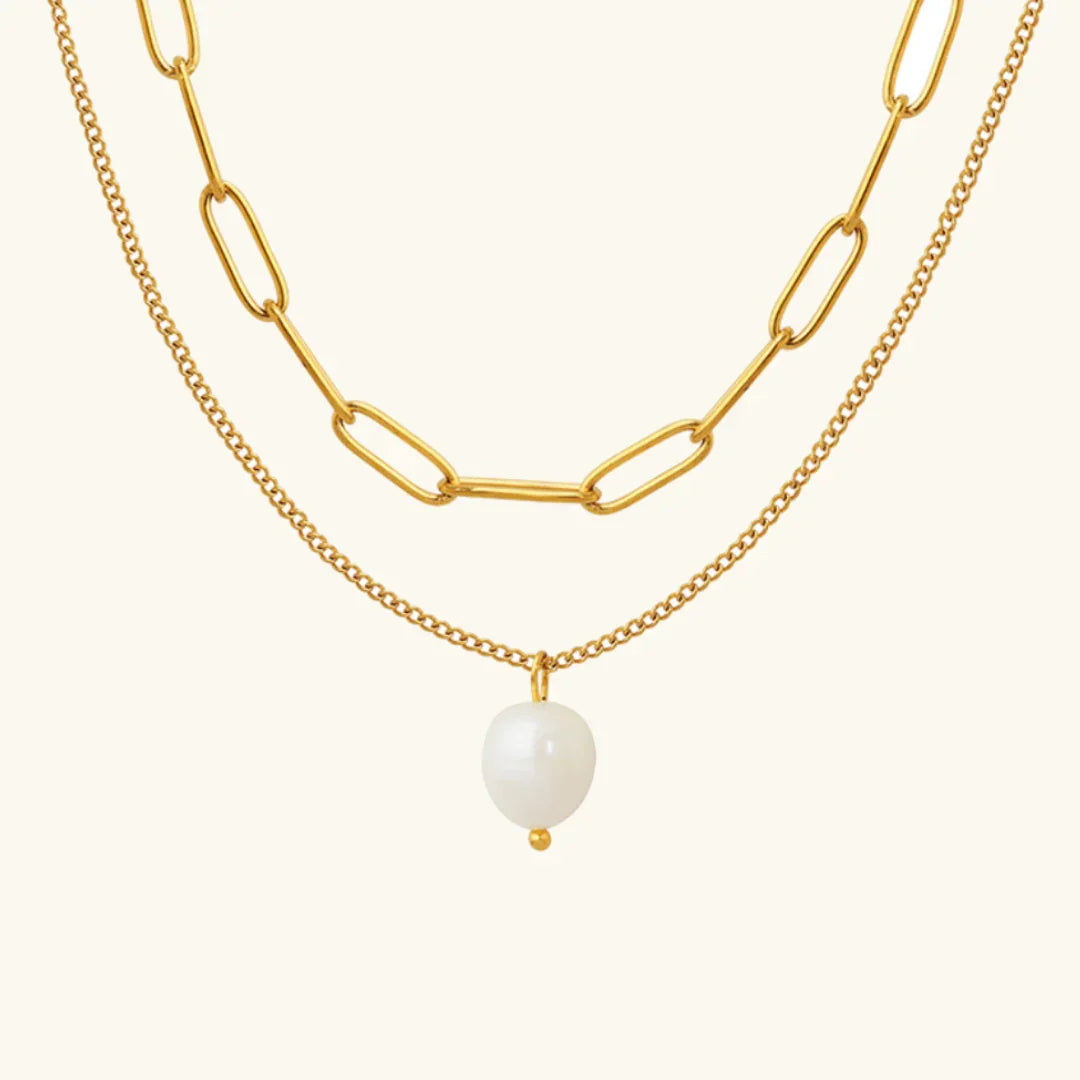 [ElanLuxe]Undine Freshwater Pearl Necklace