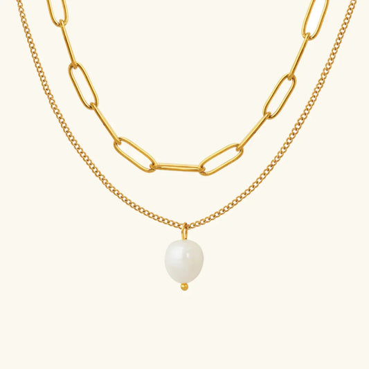 [ElanLuxe]Undine Freshwater Pearl Necklace