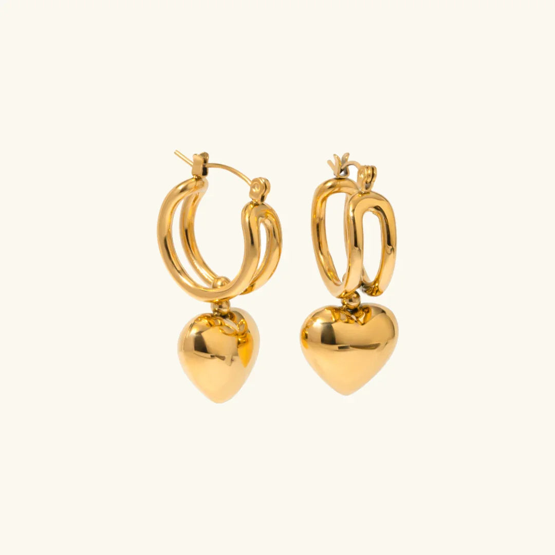 [ElanLuxe]Audrey Gold Earrings