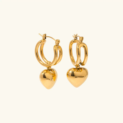 [ElanLuxe]Audrey Gold Earrings