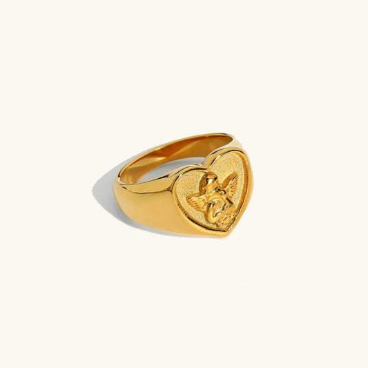 [ElanLuxe]Cupid Gold Ring