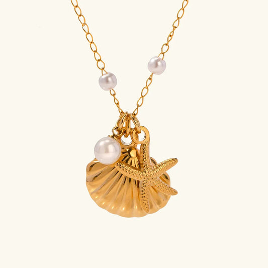 [ElanLuxe]Rebecca Freshwater Pearl Necklace