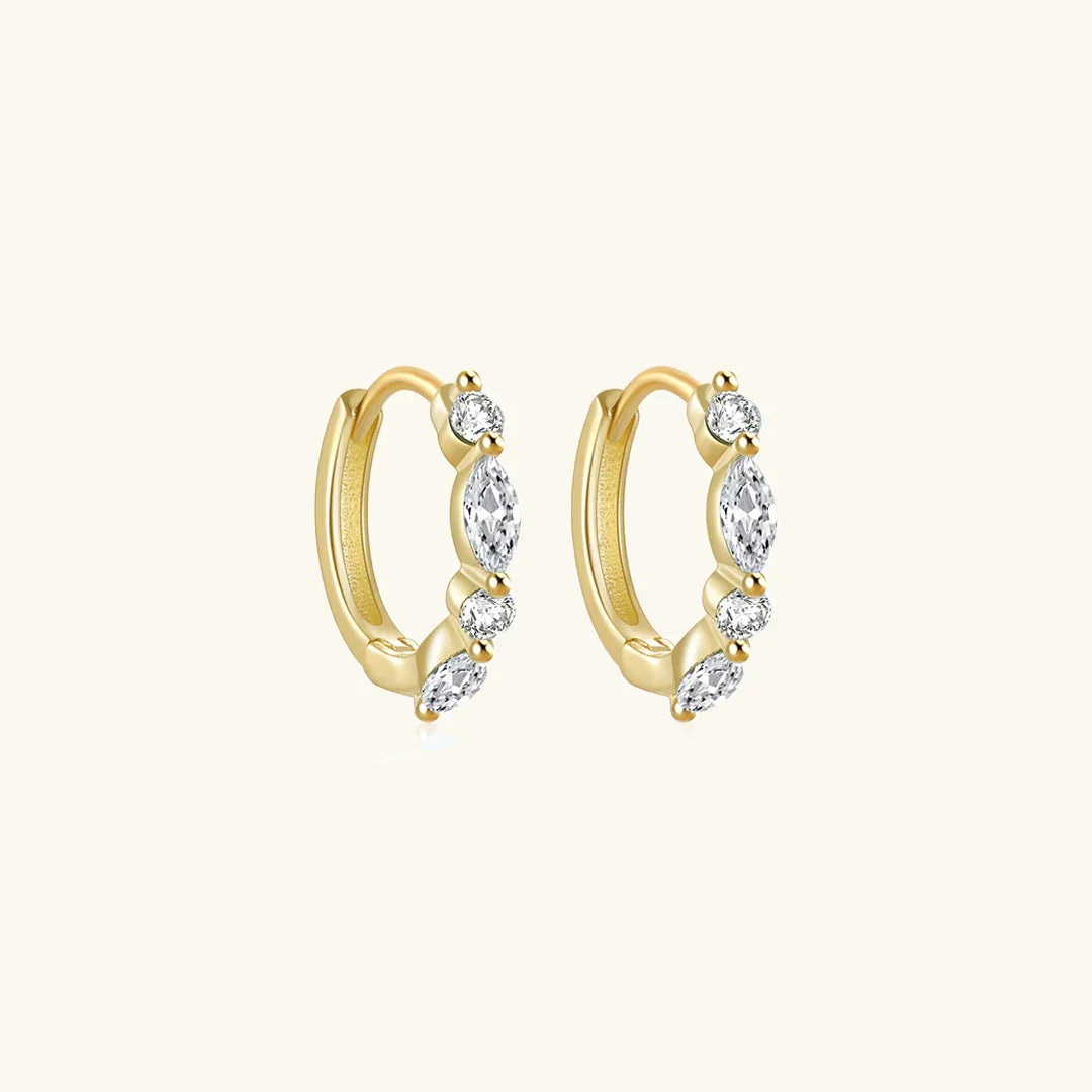 [ElanLuxe]Aila Diamond Earrings
