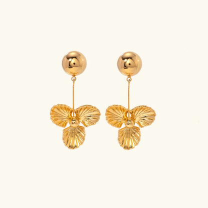 [ElanLuxe]Andrea Gold Earrings