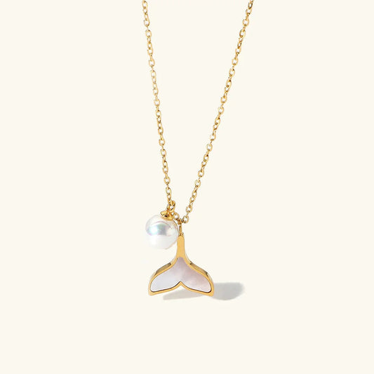 [ElanLuxe]Mermaid Freshwater Pearl Necklace