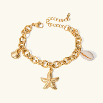 [ElanLuxe]Caspian Gold Bracelet