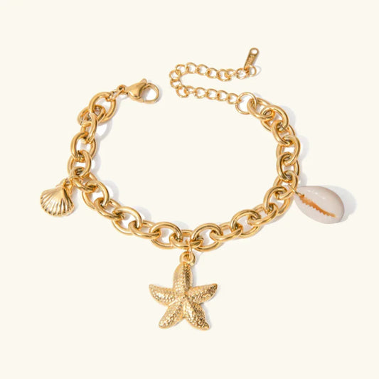 [ElanLuxe]Caspian Gold Bracelet