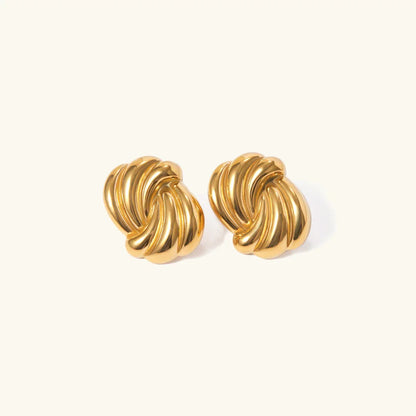 [ElanLuxe]Floriana Gold Earrings