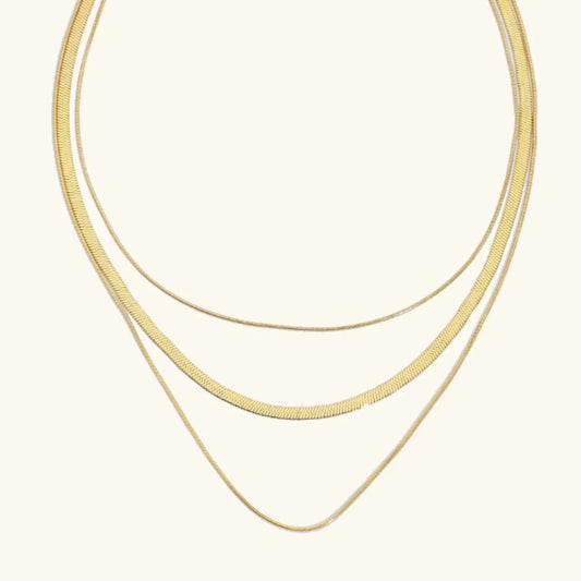 [ElanLuxe]Zafina Gold Necklace