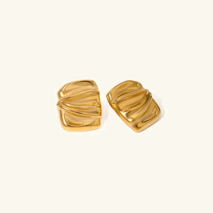 [ElanLuxe]Evette Gold Earrings