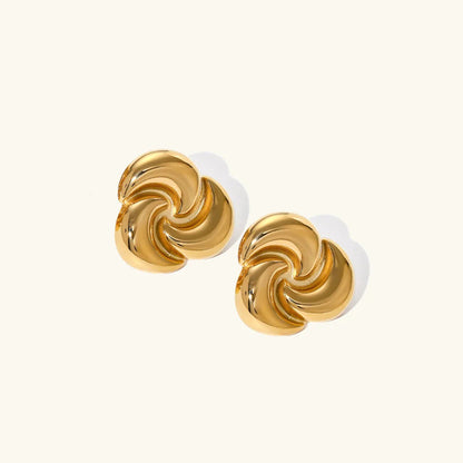 [ElanLuxe]Celestia Gold Earrings