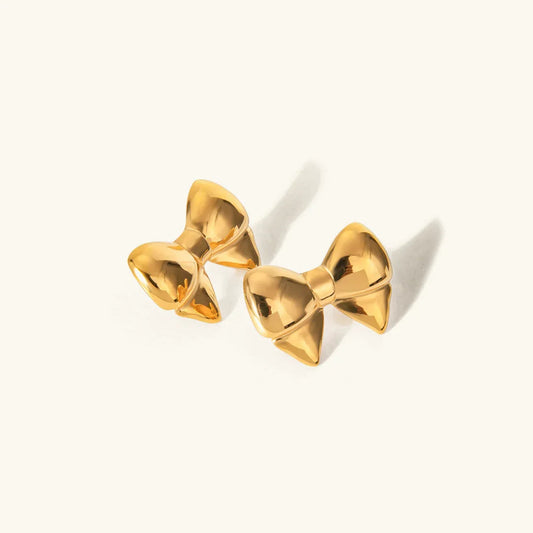 [ElanLuxe]Regina Bow Earrings