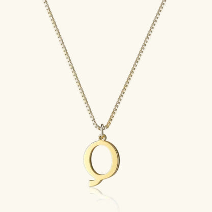 [ElanLuxe]Therese Letter Initial Gold Necklace