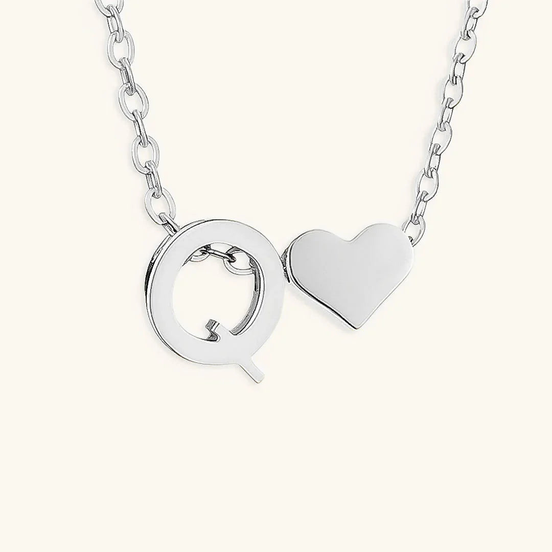 [ElanLuxe]Ria Initial Letter Gold Necklace