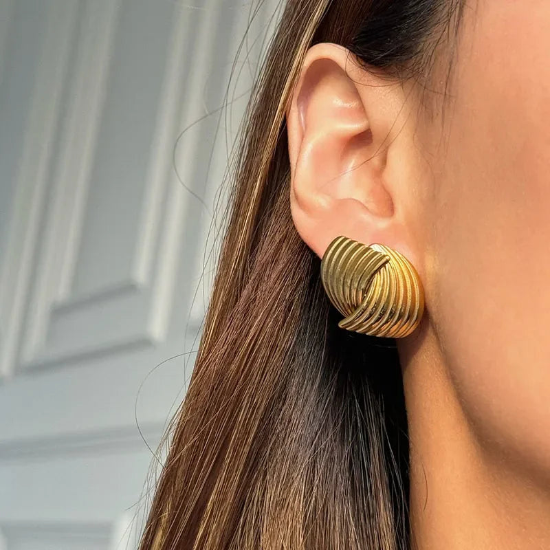 [ElanLuxe]Sonia Gold Earrings