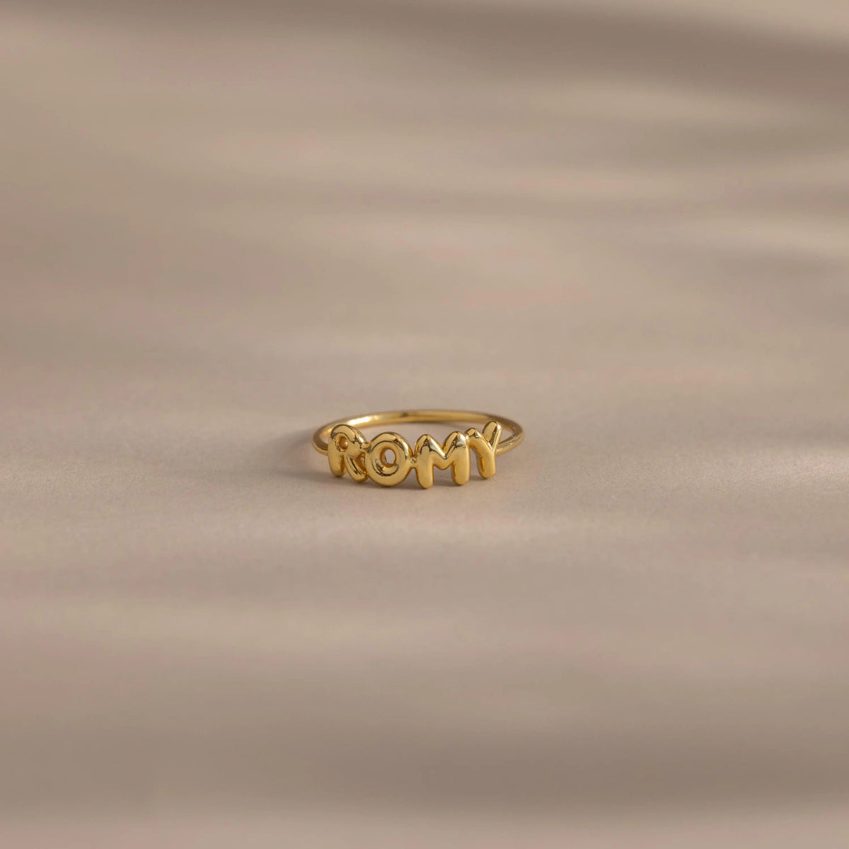Bubble Name Ring