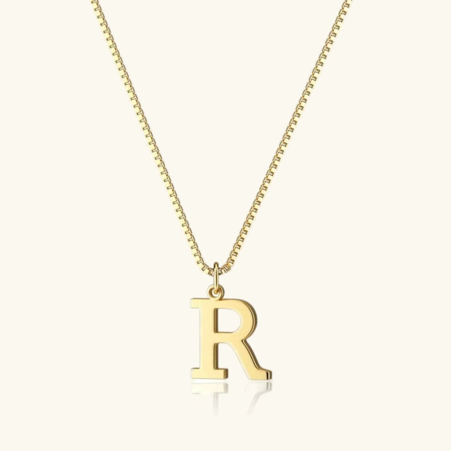 [ElanLuxe]Therese Letter Initial Gold Necklace