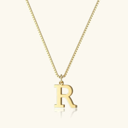 [ElanLuxe]Therese Letter Initial Gold Necklace
