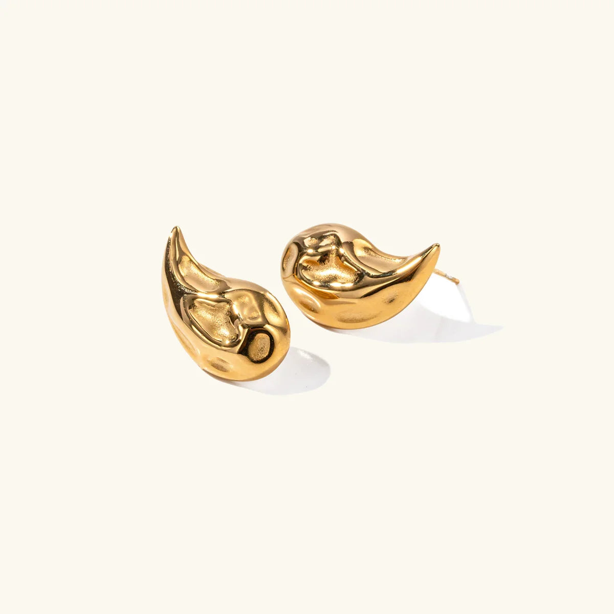 [ElanLuxe]Raven Vintage Teardrop Earrings