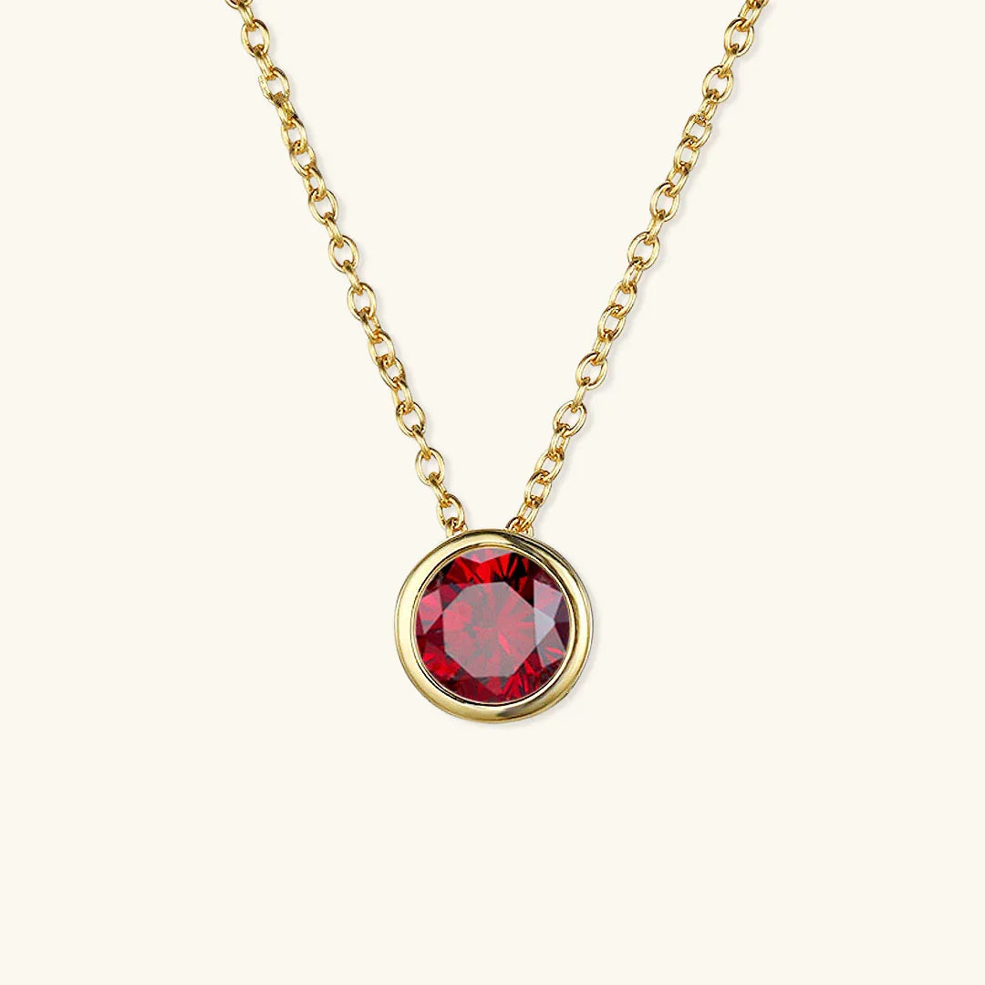 [ElanLuxe]Amelia Birthstone Necklace